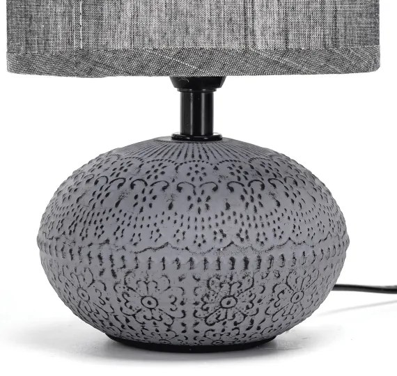 Aigostar - Lampada da tavolo 1xE14/40W/230V grigio