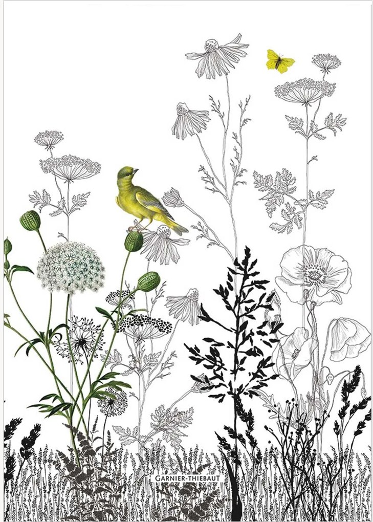 Set di 4 strofinacci Escapades Printemps