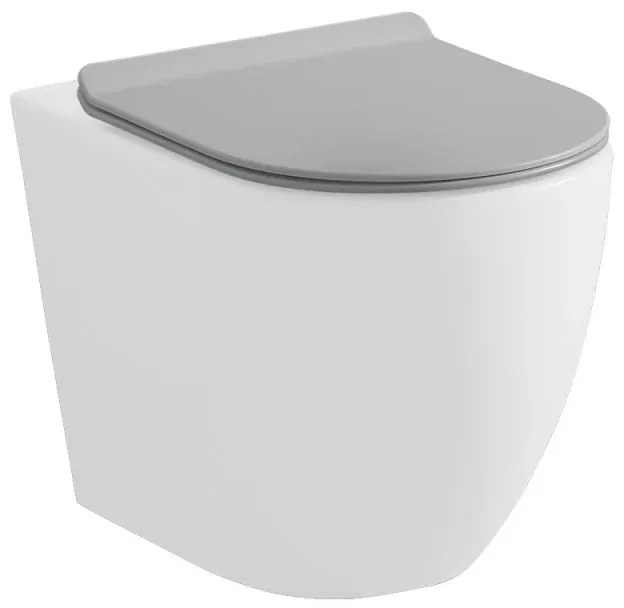 Copriwc originale a sgancio rapido in termoindurente ultraslim soft-close bianco opaco Tokyo