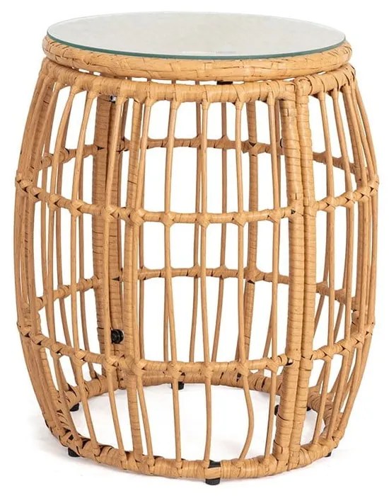 Tavolo da giardino rotondo in rattan artificiale ø 47 cm Vistdal - Bonami Essentials