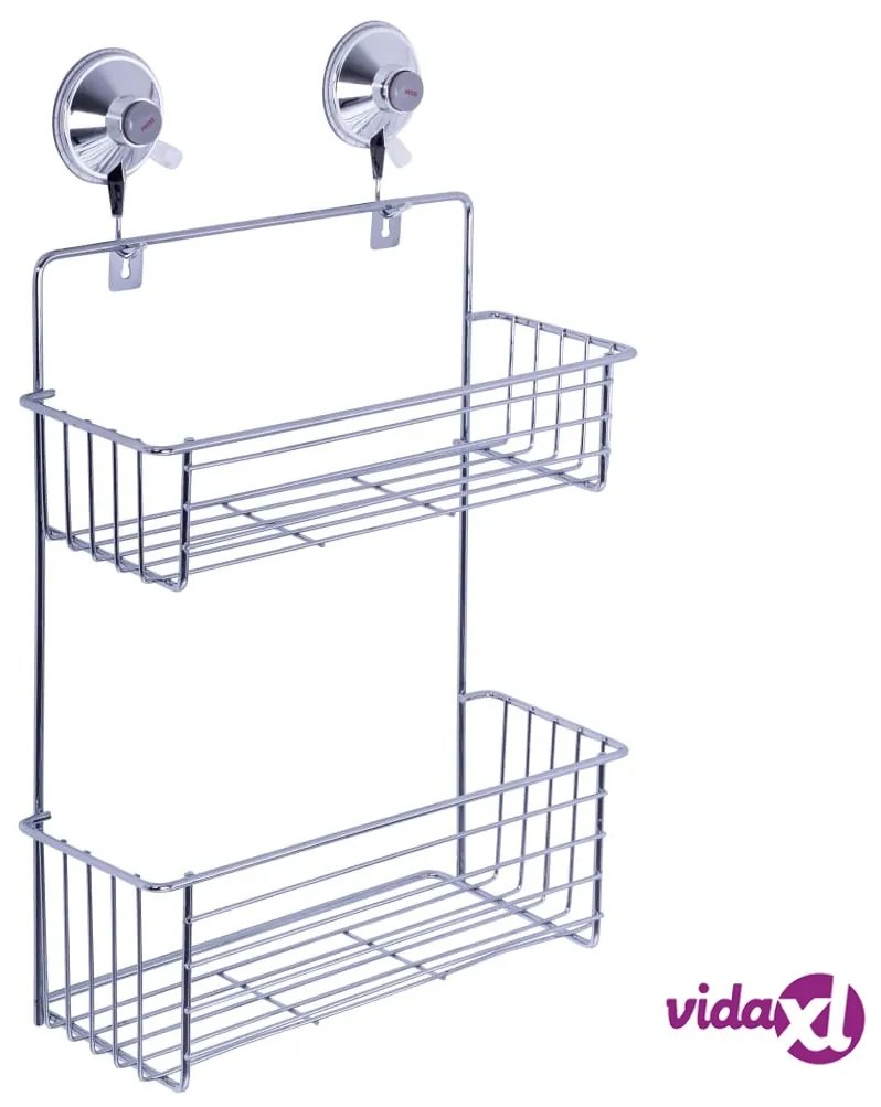 RIDDER Set Cestello Portaoggetti Doccia con Ventose
