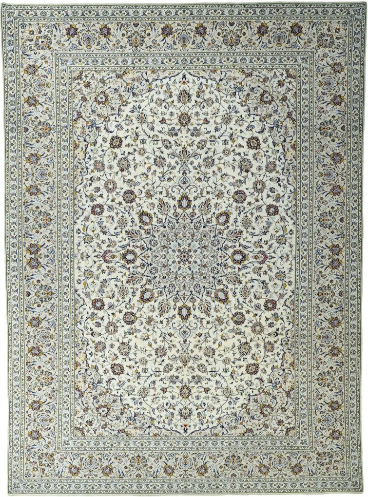 Kashan Tappeto persiano 290x400 Beige (Iran) Annodato A Mano