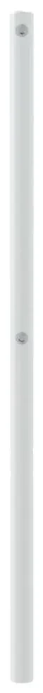 Testiera in metallo bianco 180 cm