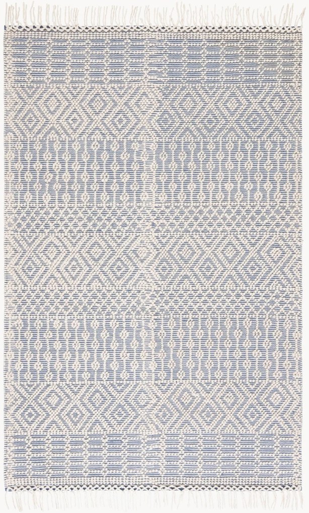 Tappeto in lana a pelo basso tessuto a mano Vanya