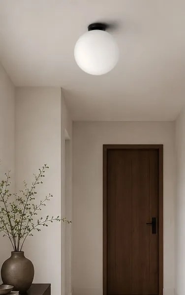 BRILAGI - Plafoniera POLOS 1xE27/40W/230V Ø 30 cm nero