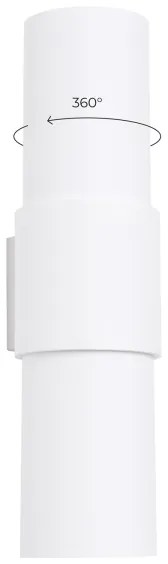 Sollux SL.1674 - Applique FLASH 2xE27/15W/230V bianco