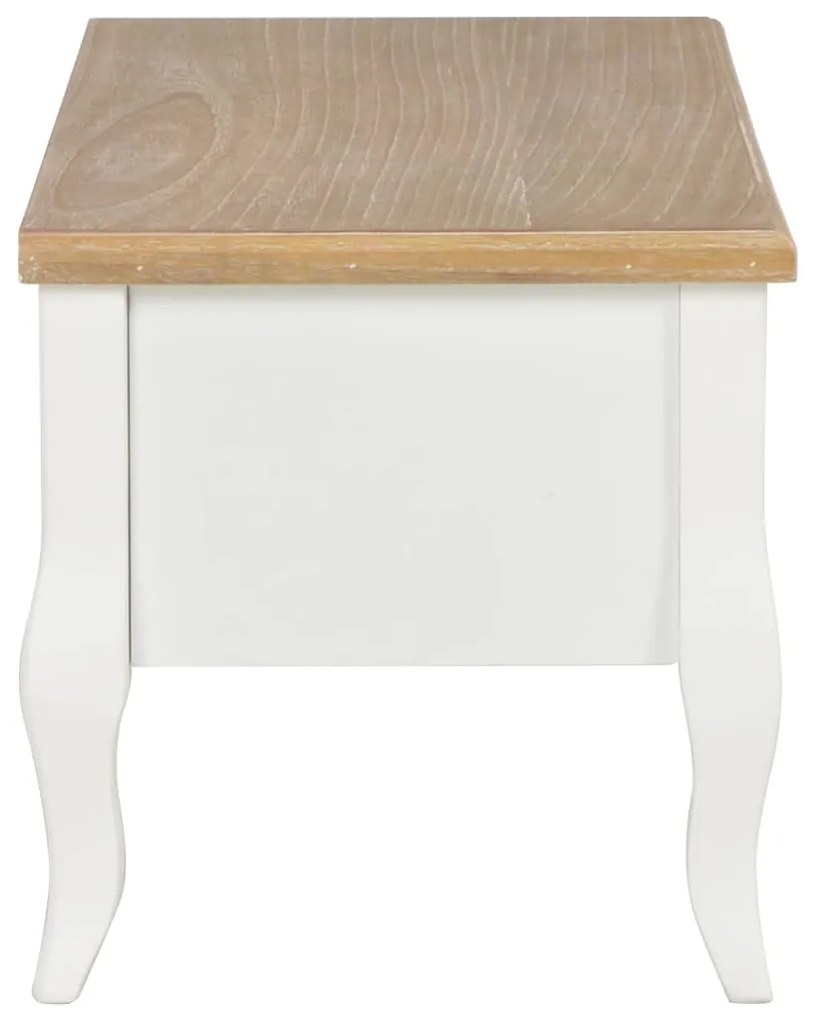 Mobile porta tv bianco 100x35x35 cm in legno