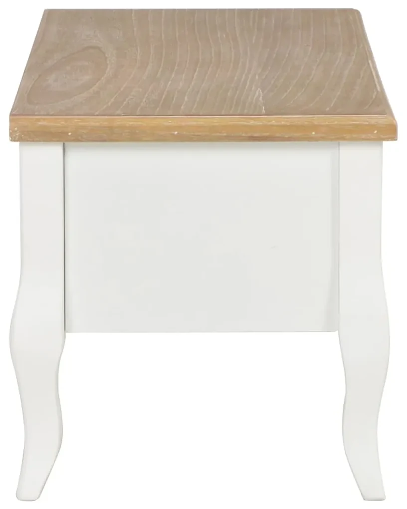 Mobile porta tv bianco 100x35x35 cm in legno