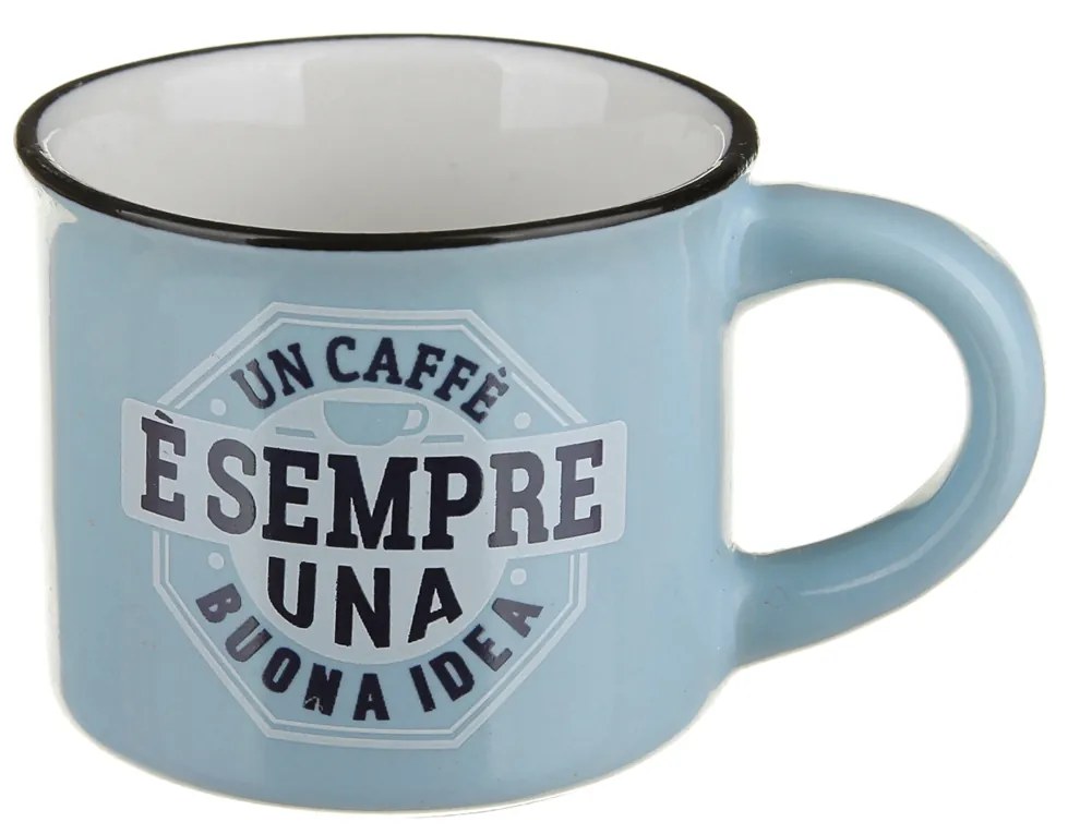 Tazzina caffè Sempre una buona idea in gres porcellanato