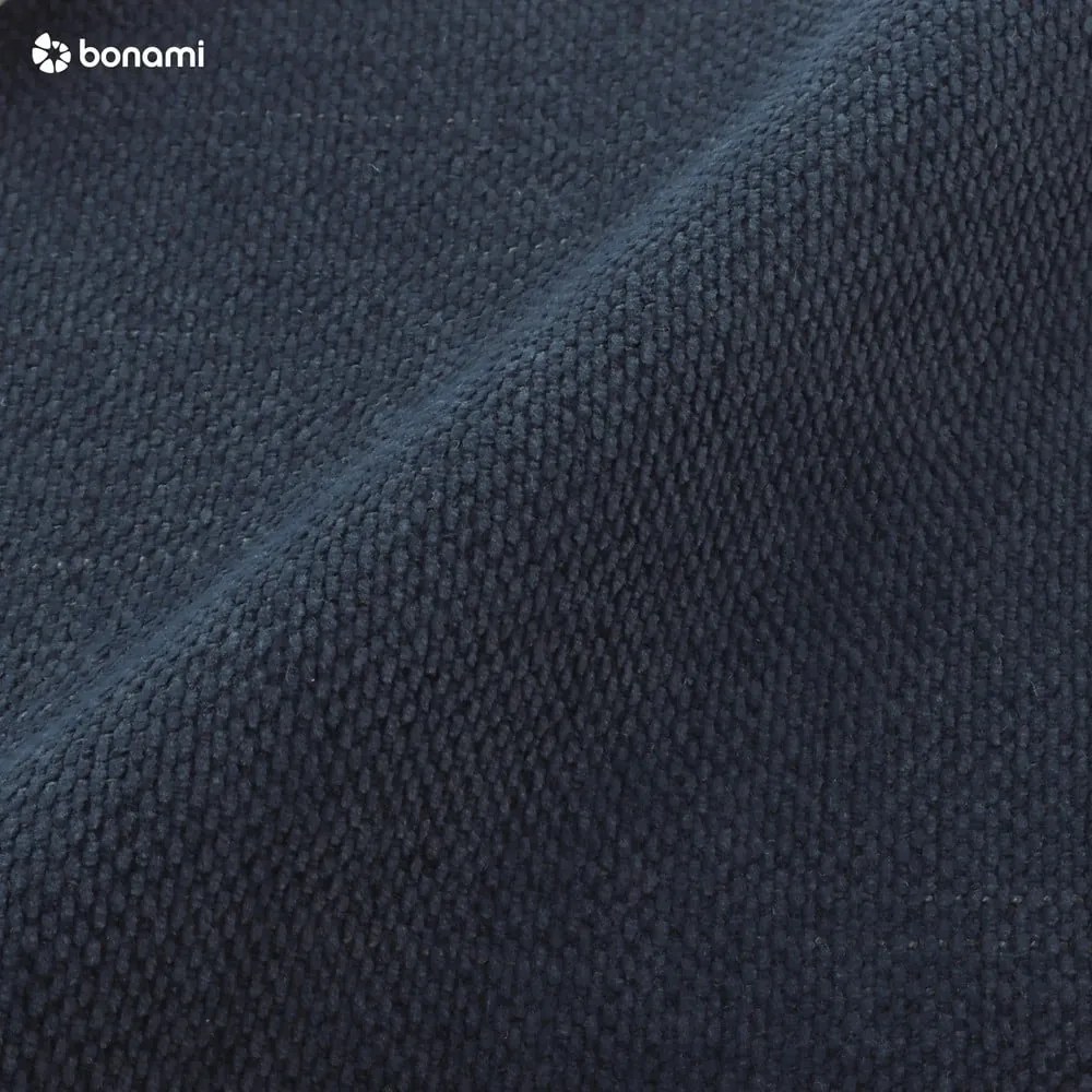 Letto matrimoniale imbottito blu scuro con spazio contenitivo e rete 160x200 cm Kelp - Micadoni Home