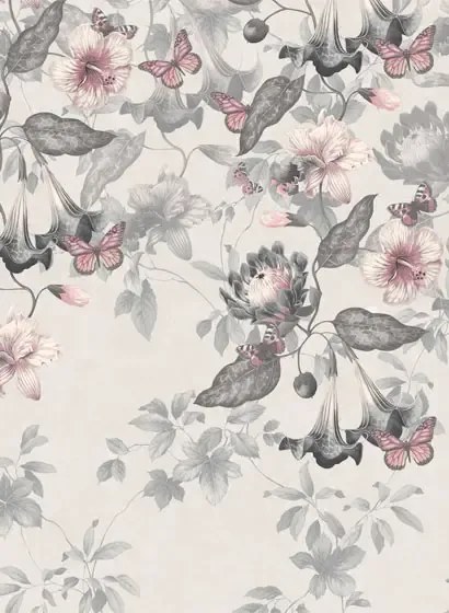 Little Greene Carta da parati Asterid - Nightshade