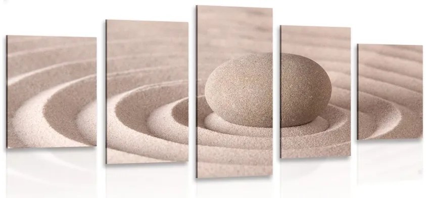 Quadri 5 pezzi – Pietra rilassante