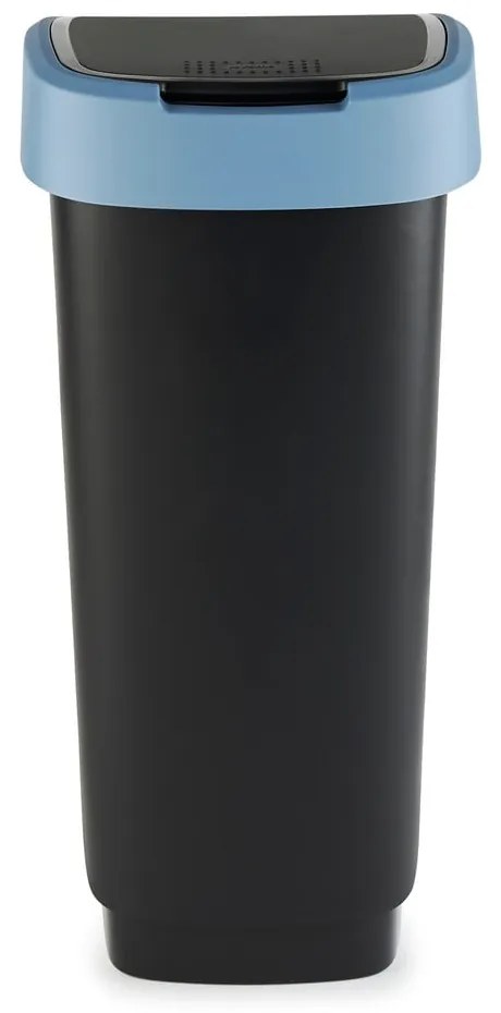 Bidone per rifiuti in plastica riciclata 50 L Twist - Rotho