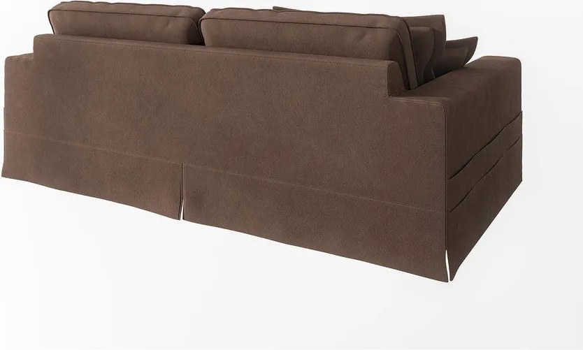 Divano marrone scuro 236 cm Nora – Ropez