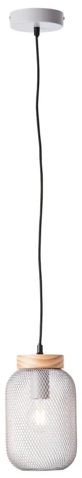 Brilliant - Lampada a sospensione su cavo GIADA 1xE27/40W/230V Ø 16 cm grigio