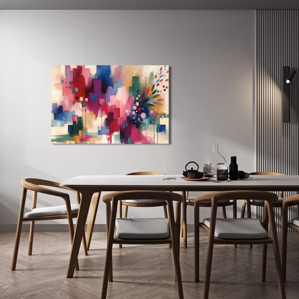 Quadro su tela – Astrazione multicolore