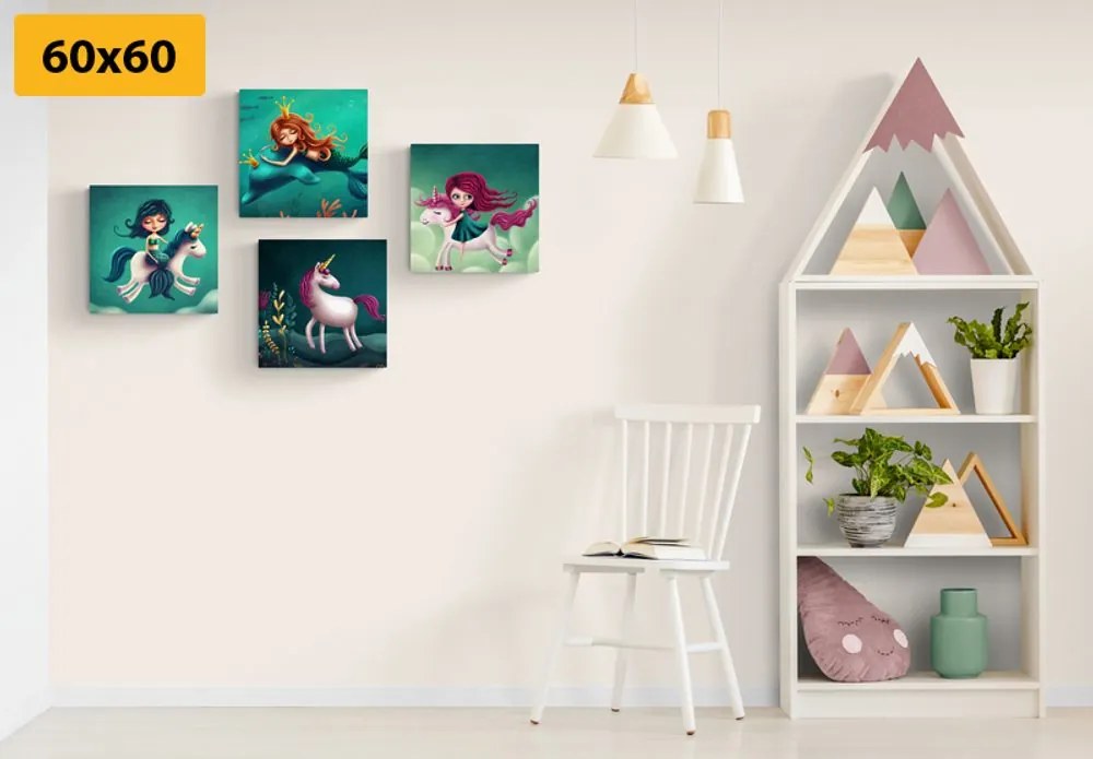 Set di quadri – Creature fiabesche