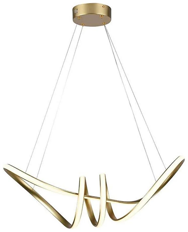 Lampadario LED a sospensione con filo LED/24W/230V 3000K oro