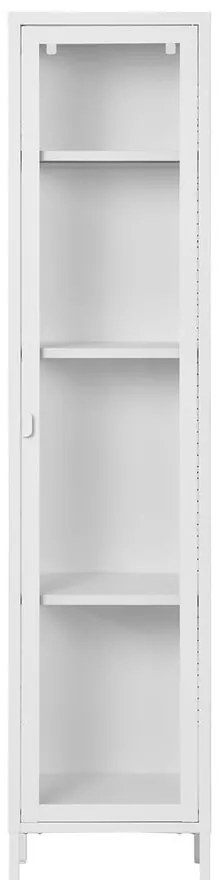 Vetrina in metallo bianca 40x180 cm Brisbane - House Nordic