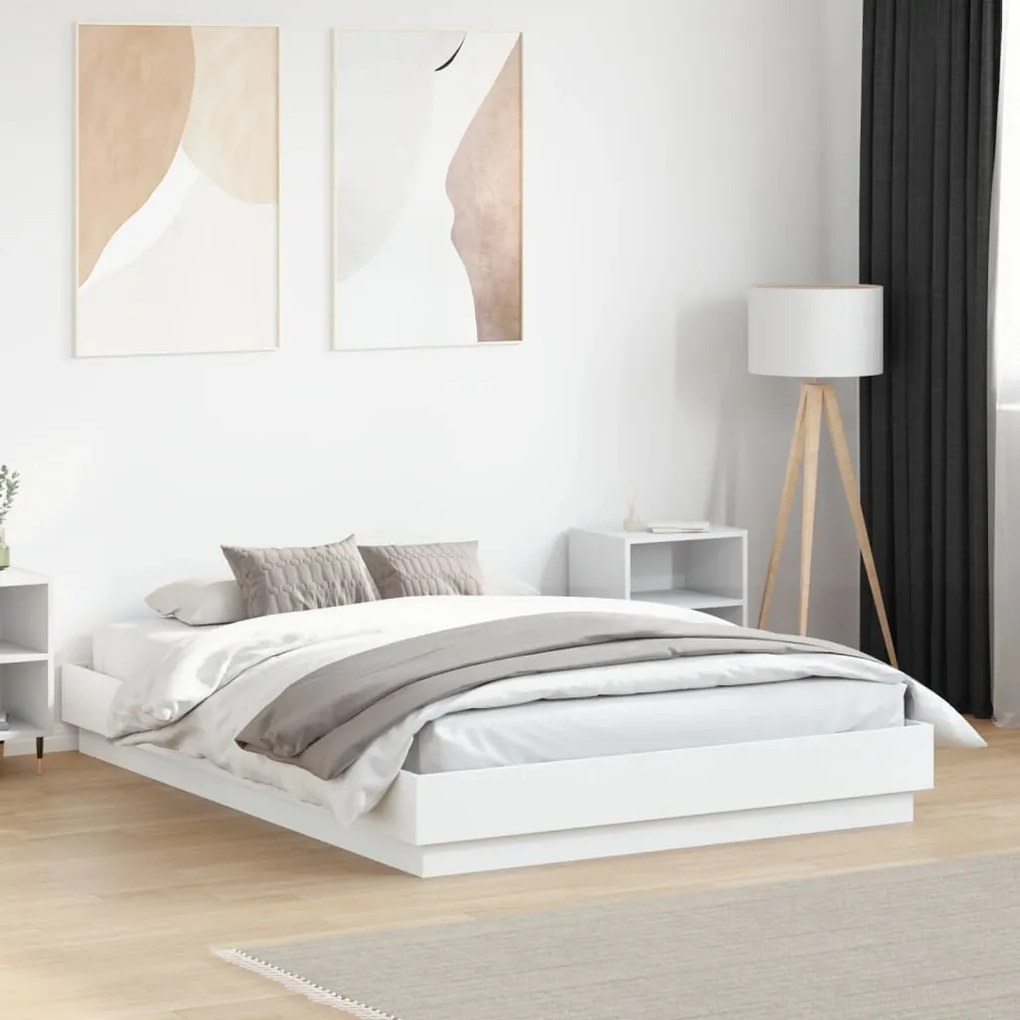 Giroletto Bianco 140x190 Cm İn Legno Multistrato /