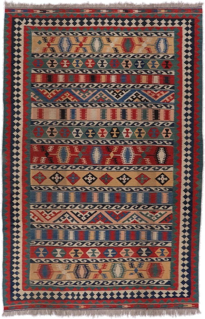 Kilim Tappeto persiano 320 x 210 (Iran) Tessuto A Mano