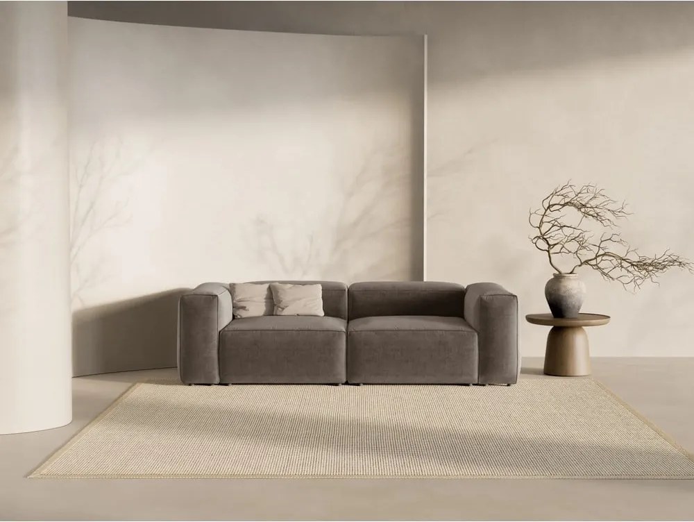 Divano marrone 264 cm Bergamo – Cosmopolitan Design