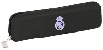 Astuccio Scuola Real Madrid C.F. Nero Bianco (20 x 5.5 x 2 cm)