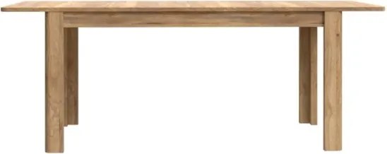 Tavolo Allungabile 90x160-206 Cm Da Arredo Interno Lehman Rovere