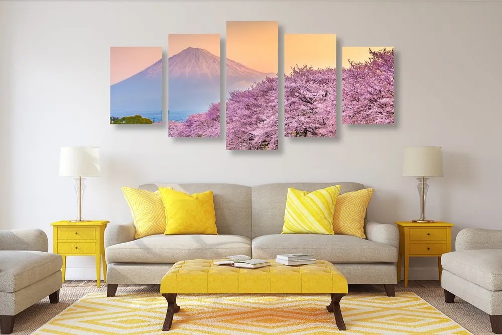 Quadri 5 pezzi – Splendido Giappone