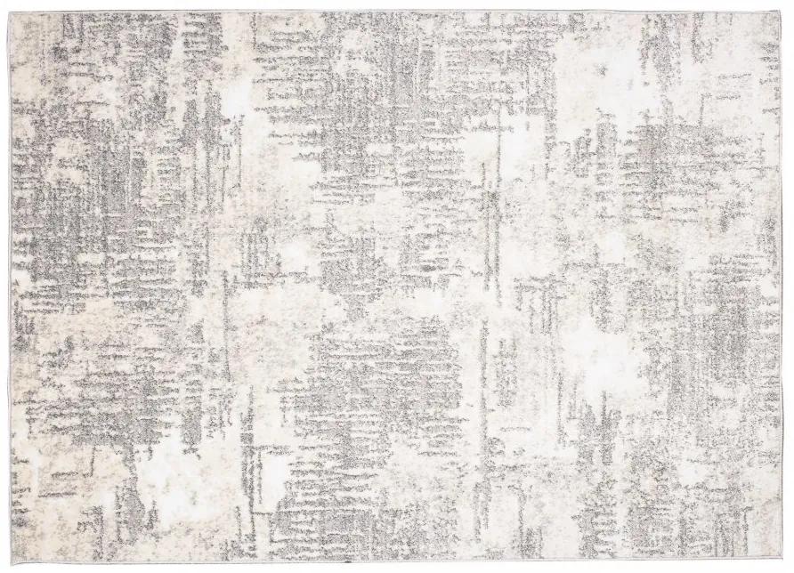Tappeto di design color crema con motivo grigio chiaro Larghezza: 80 cm | Lunghezza: 150 cm
