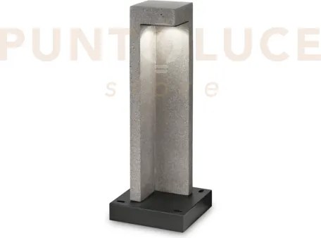 Titano paletto luce verso il basso ip55 led 4000k 8,5w 580lm grani...