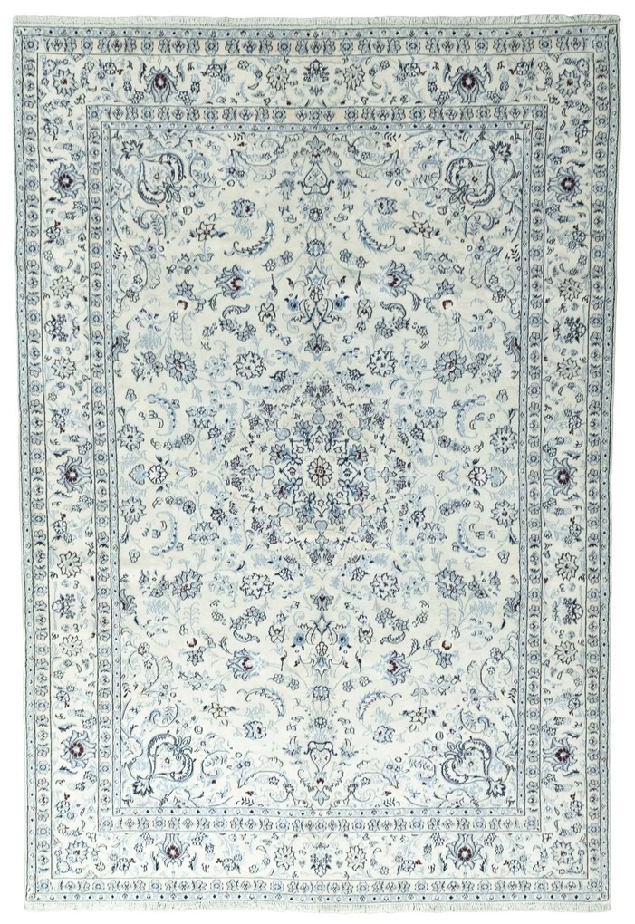 Nain Tappeto persiano 200x290 Beige (Iran) Annodato A Mano