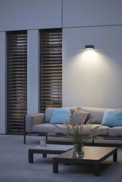 Viking - Lampada da parete solare LED dimmerabile con sensore LED/2W/3,7V IP65 4000K