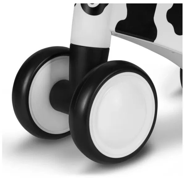 Lionelo - Bici a spinta SAMMY nero/bianco