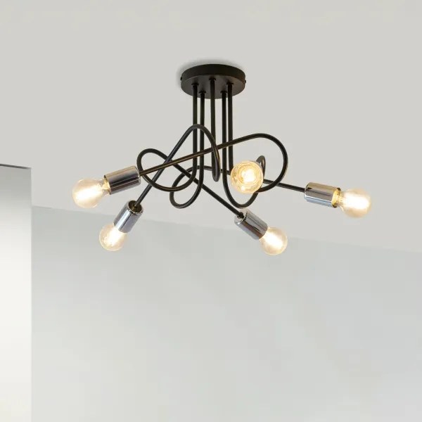 Lampadario fisso OXFORD 5xE27/15W/230V