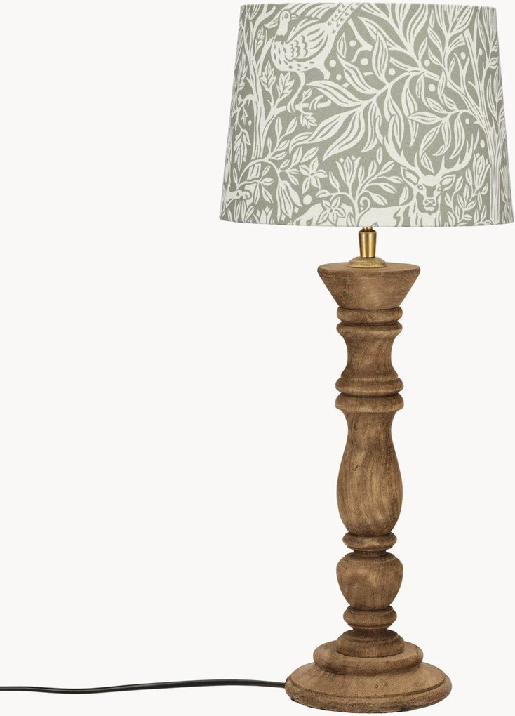 Lampada da tavolo in legno di mango Lodge