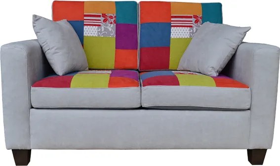 Divano 2 posti in tessuto Patchwork 142 cm - made in italy ASIA
