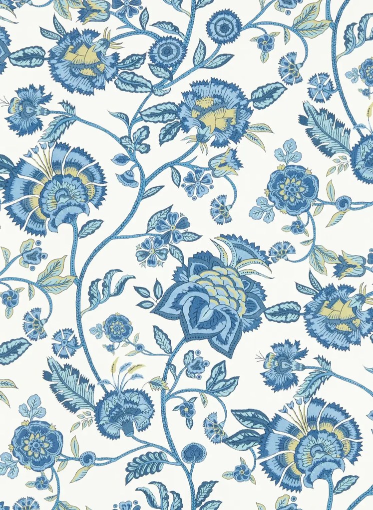 Clarke & Clarke Carta da parati Barmeri - Cobalt