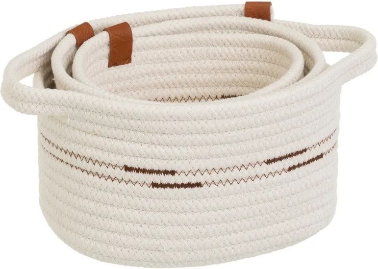 Set di cesti in tessuto 3 pz 30x18x14 cm – Casa Selección