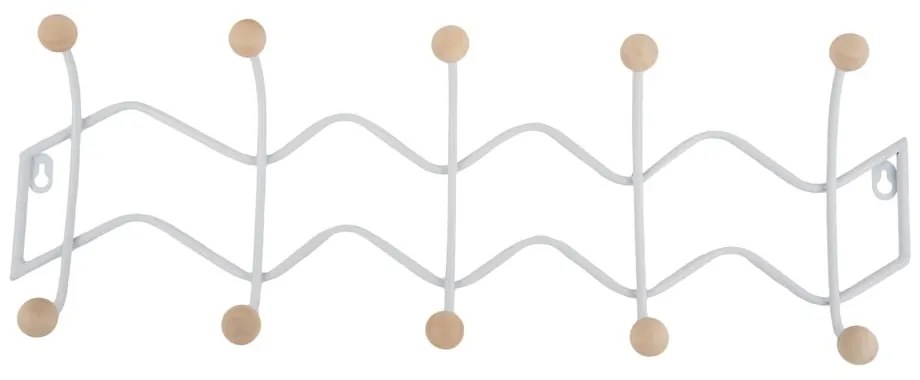 Attaccapanni da parete bianco in metallo 61 cm Zig Zag – PT LIVING