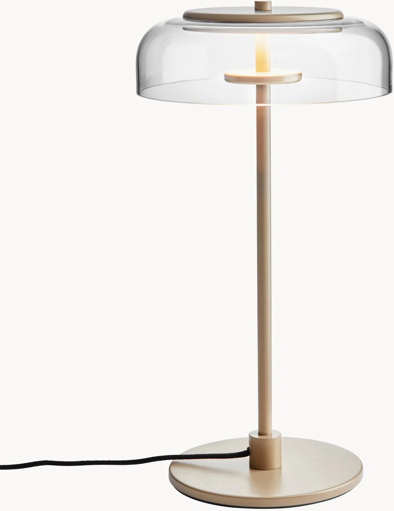 Lampada da tavolo a LED in vetro soffiato con luce regolabile Blossi