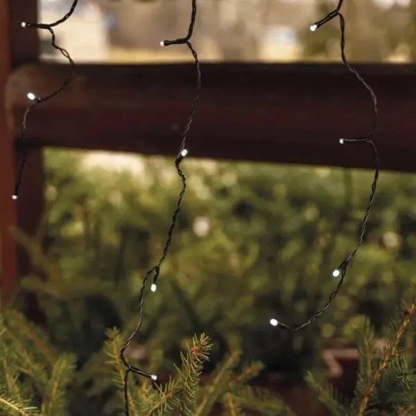 Catena luminosa LED da esterno 100xLED/2,5x0,9m IP44 bianco freddo