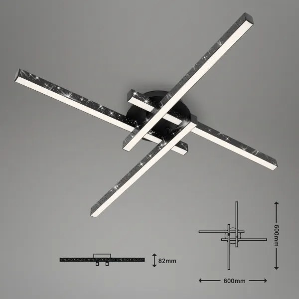 Briloner 3519-045 - Lampadario a plafone LED REY 4xLED/6W/230V