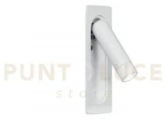 Applique a parete led ad incasso orientabile defoe bianca 3w 300lm ...