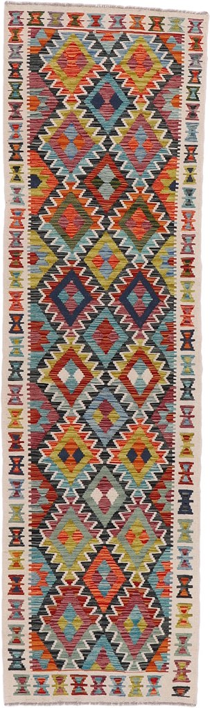 Kilim Tappeto 280x80 (Pakistan) Annodato A Mano