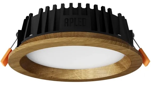 APLED - Lampada LED RONDO WOODLINE LED/6W/230V 3000K diametro 15 cm quercia legno solido