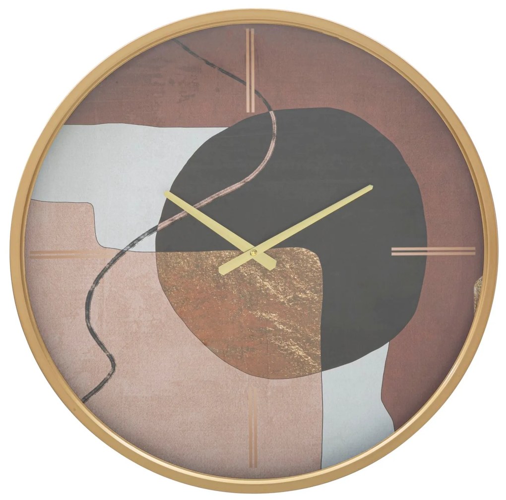 Orologio da muro moderno rosso cm ø 60x6