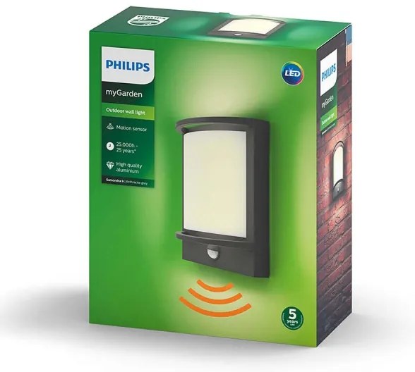 Philips 17392/93/P0 - Applique a LED da esterno SAMONDRA LED/12W IP44