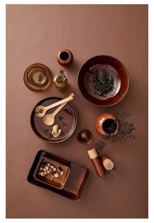 Set macina pepe e sale color ambra in ceramica 2 pz Gastro Amber – Bitz