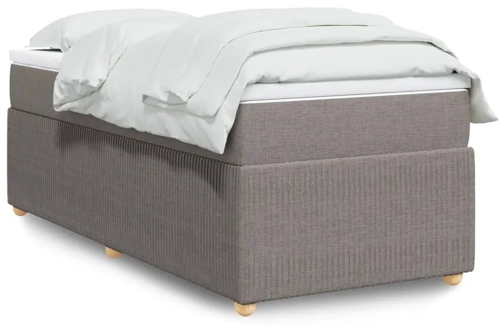 Giroletto A Molle Con Materasso Tortora 100x200 Cm İn Tessuto /